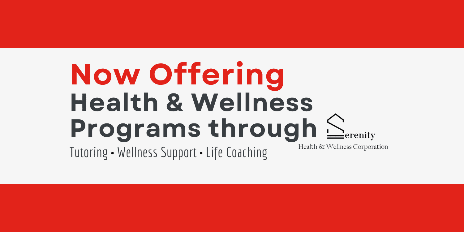 Flyer announcing new health and wellness programs.